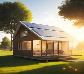 Fertighaus,Solar,Energie,energiesparen,gut, Co2