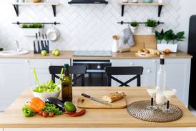 Küche,hell,freundlich,weiß,Licht